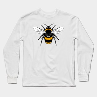 Worker Bee Symbol - Manchester Bee Long Sleeve T-Shirt